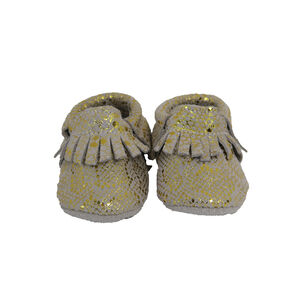 BirdRock baby Girls Gold | Grey Shoes size: 2 Infant